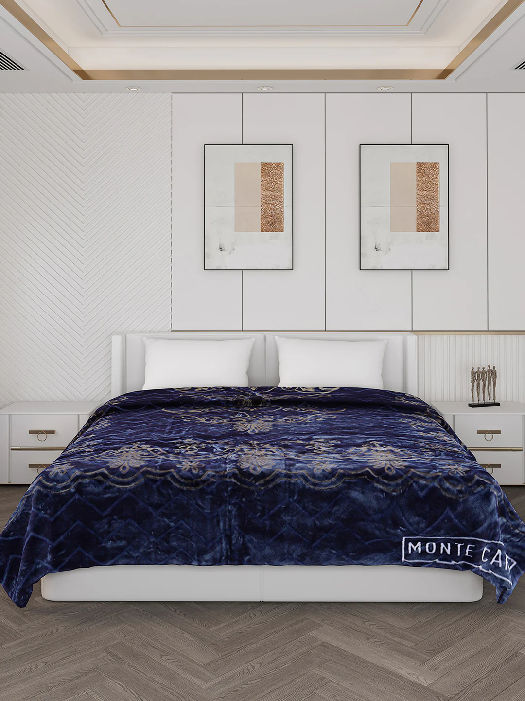 Printed Double Bed Blanket for Heavy Winter -2 Ply - Image 2