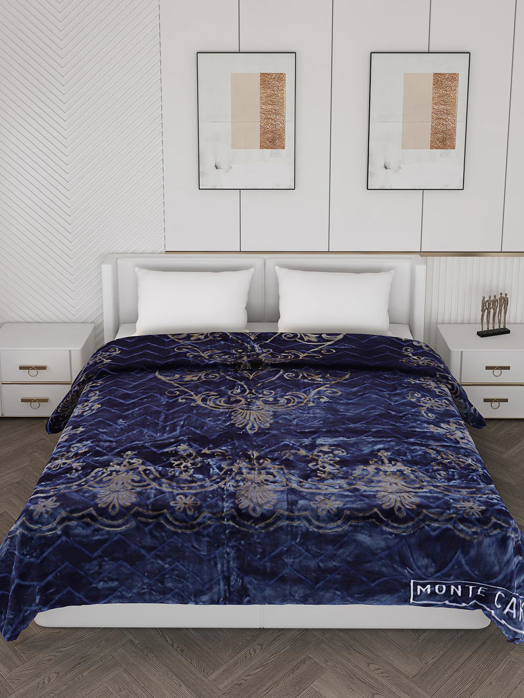 Printed Double Bed Blanket for Heavy Winter -2 Ply - Image 3