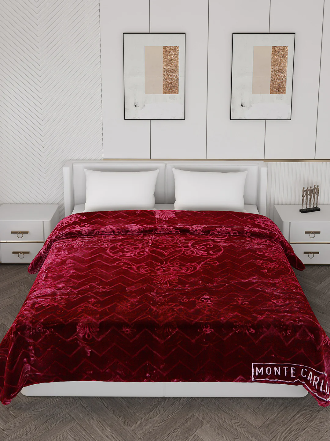 Printed Double Bed Blanket for Heavy Winter -2 Ply - Image 3