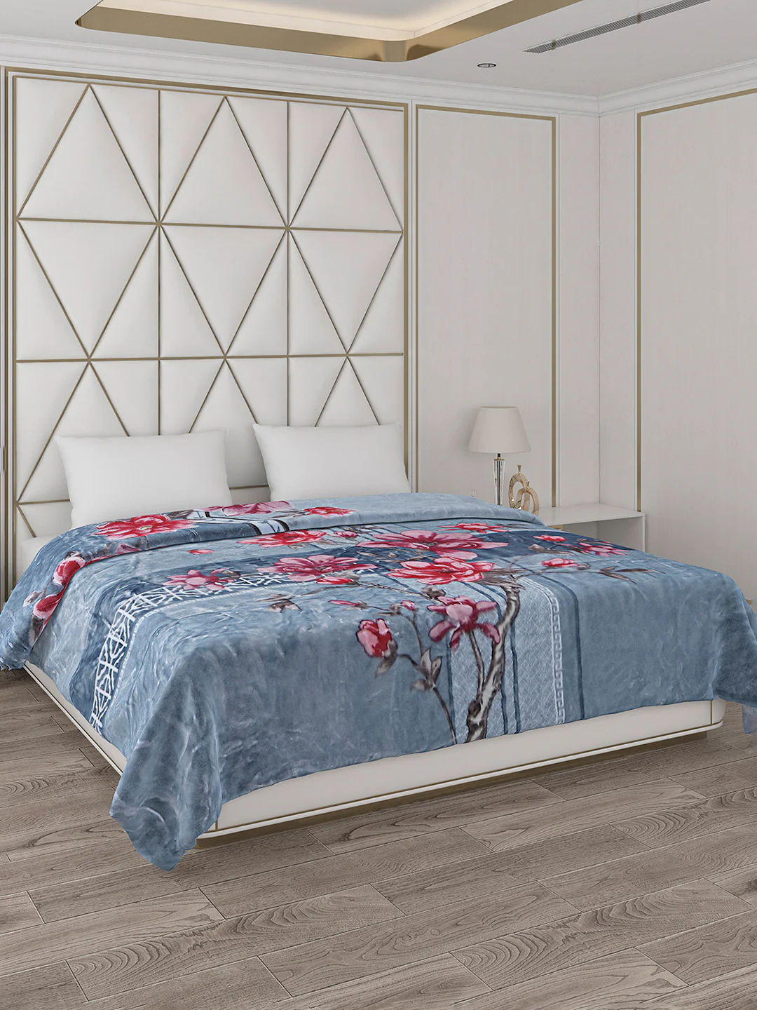 Printed Double Bed Blanket for Heavy Winter -2 Ply - Image 4