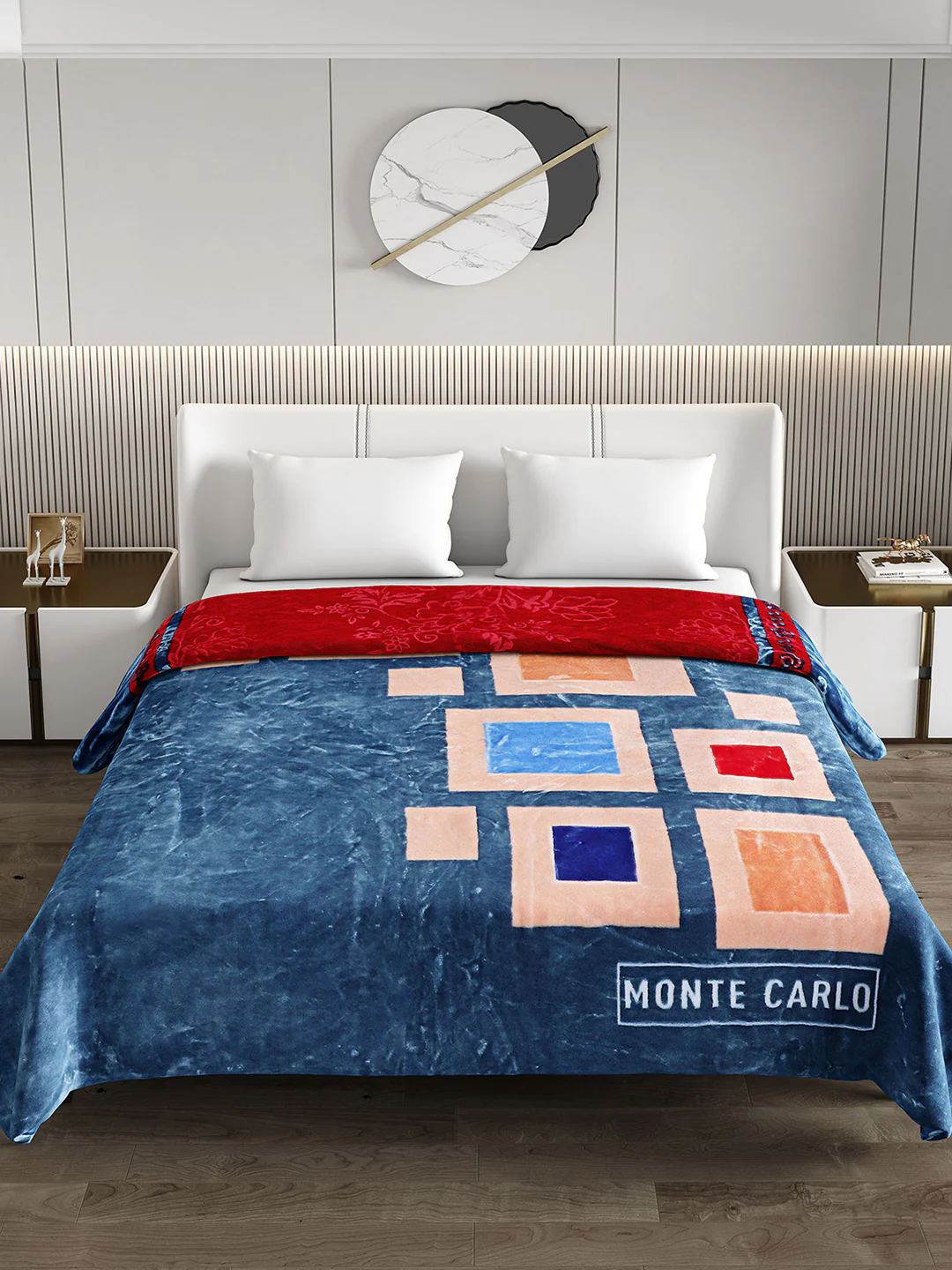 Printed Double Bed Blanket for Heavy Winter -2 Ply - Image 3