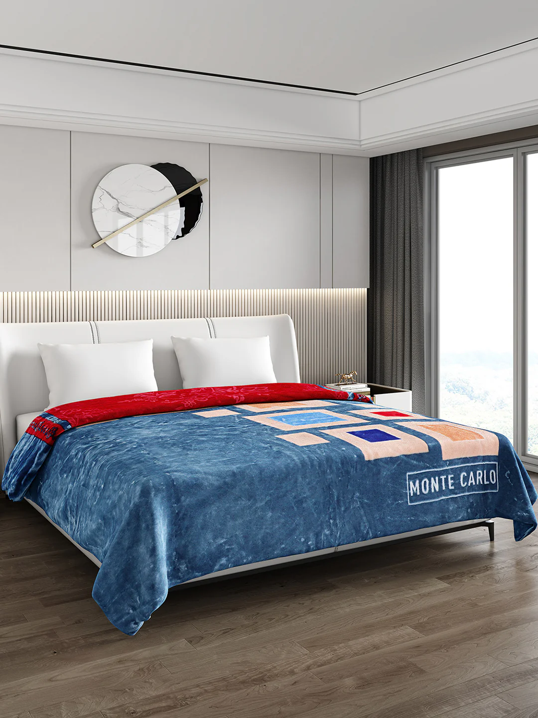 Printed Double Bed Blanket for Heavy Winter -2 Ply - Image 4