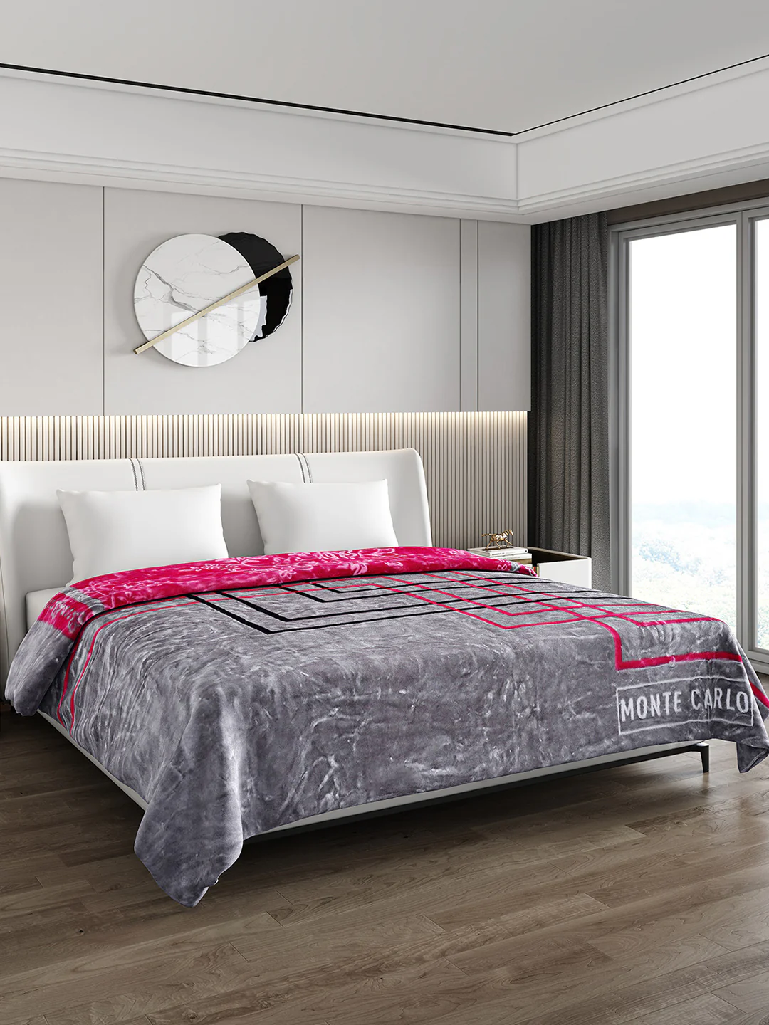 Printed Double Bed Blanket for Heavy Winter -2 Ply - Image 4