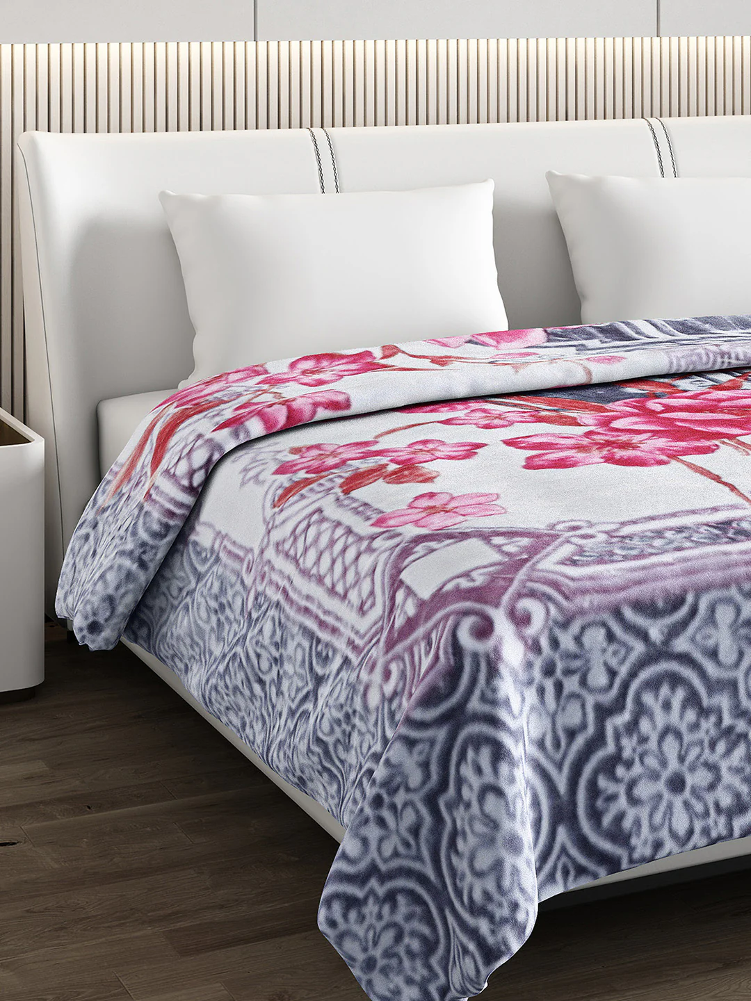 Printed Double Bed Blanket for Heavy Winter -2 Ply - Image 4
