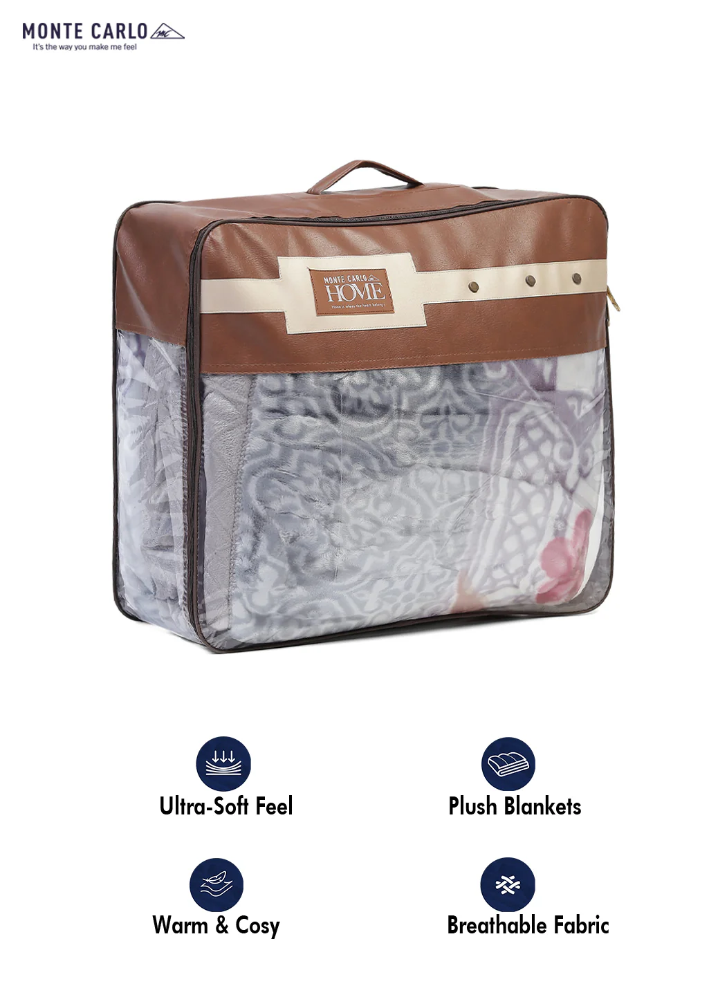 Printed Double Bed Blanket for Heavy Winter -2 Ply - Image 8