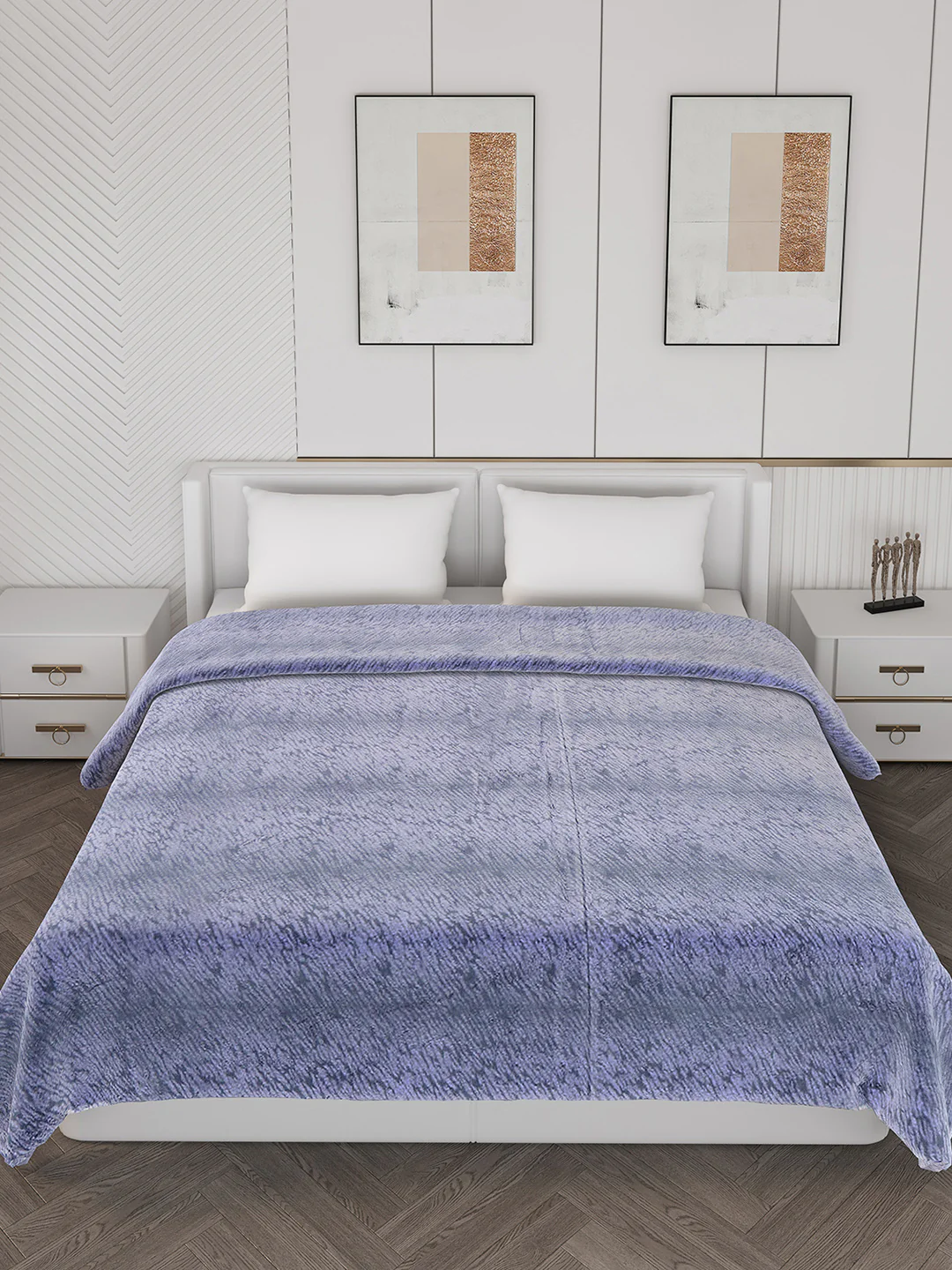 Printed Double Bed Blanket for Heavy Winter -2 Ply - Image 3