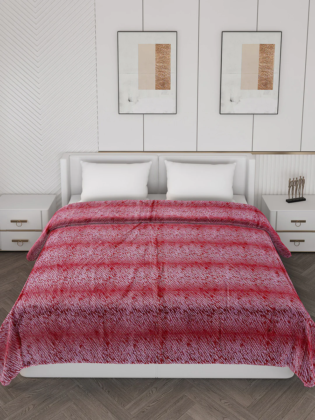 Printed Double Bed Blanket for Heavy Winter -2 Ply - Image 3