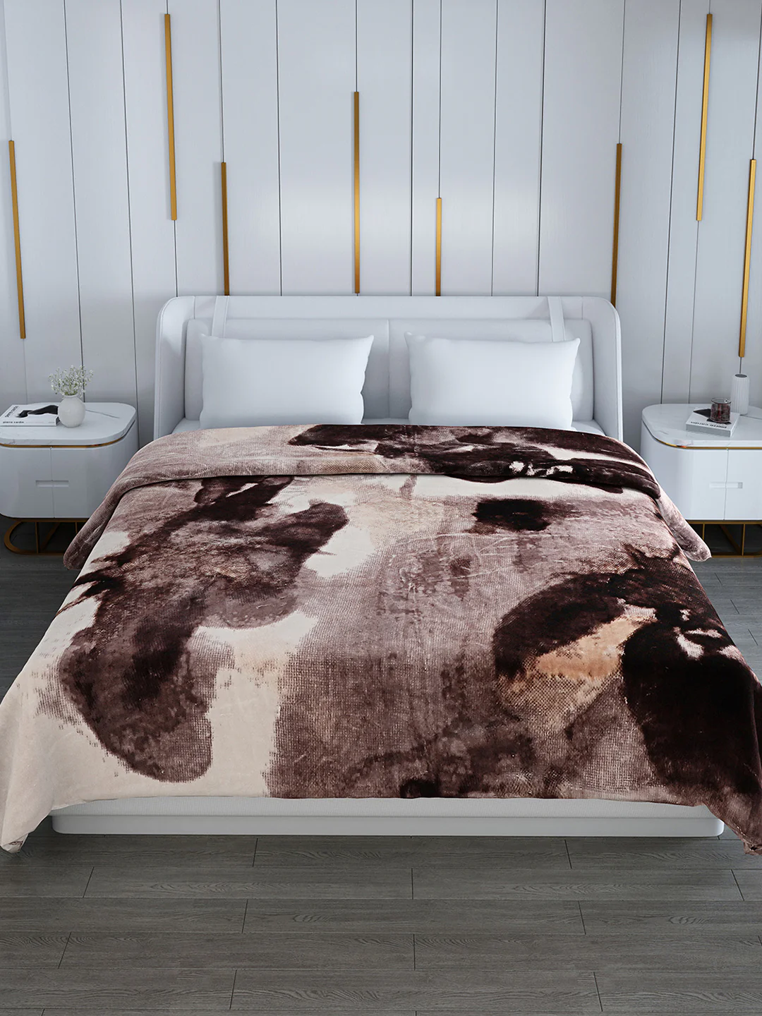 Printed Double Bed Blanket for Heavy Winter -2 Ply - Image 3