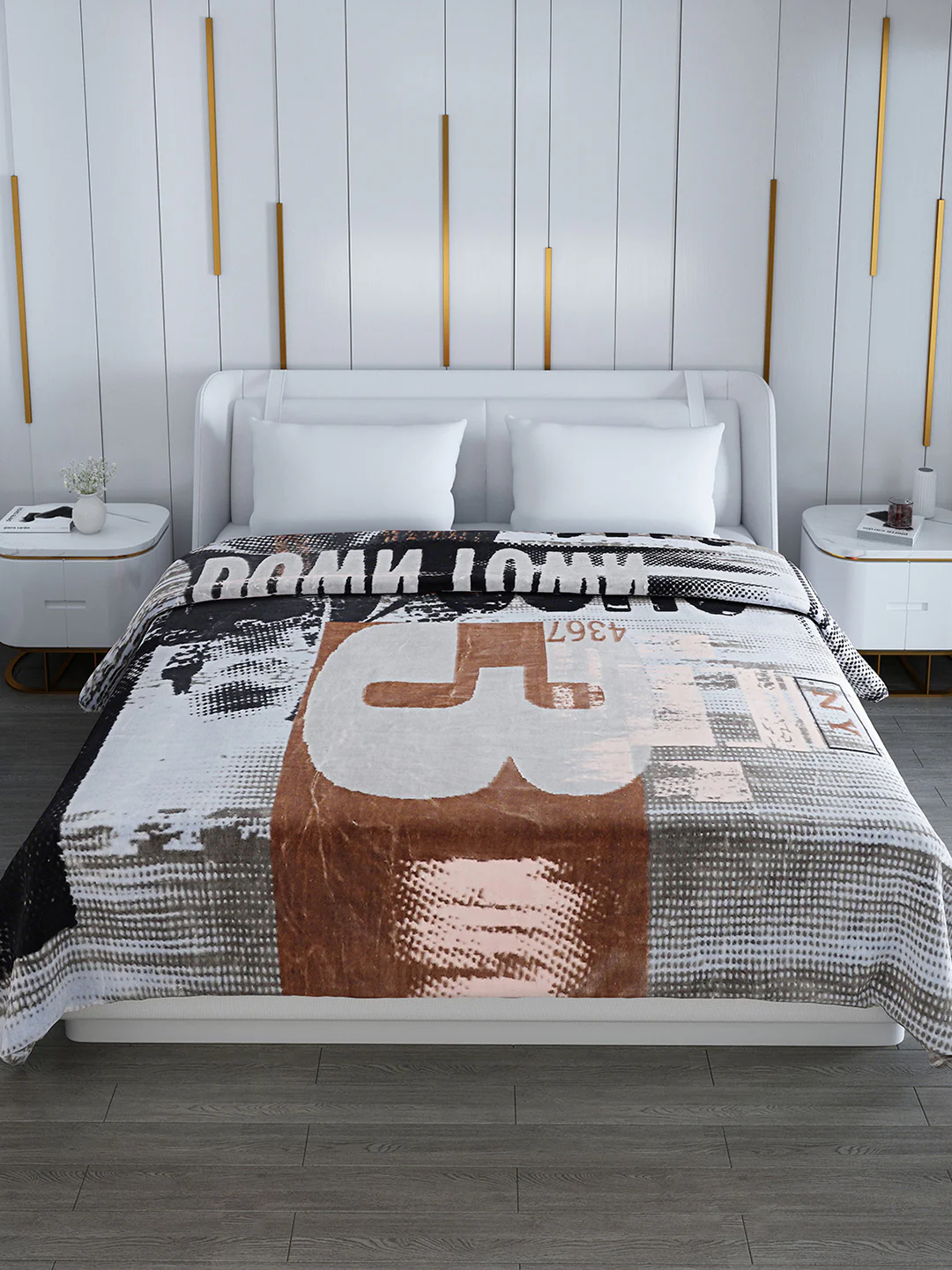 Printed Double Bed Blanket for Heavy Winter -2 Ply - Image 3