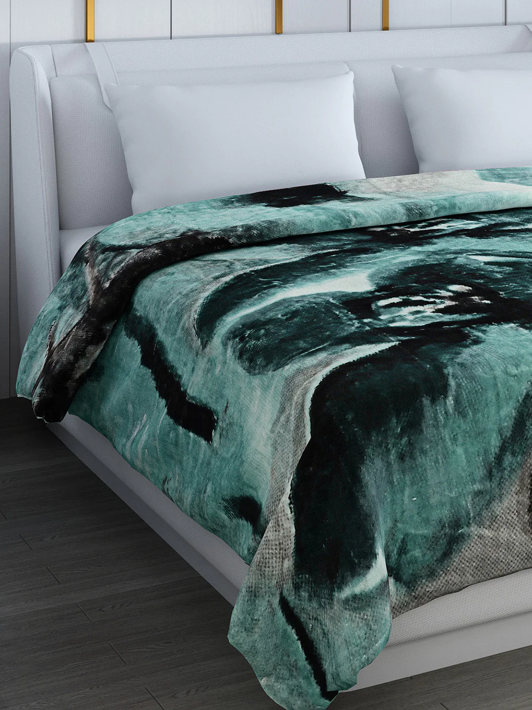 Printed Double Bed Blanket for Heavy Winter -2 Ply - Image 4