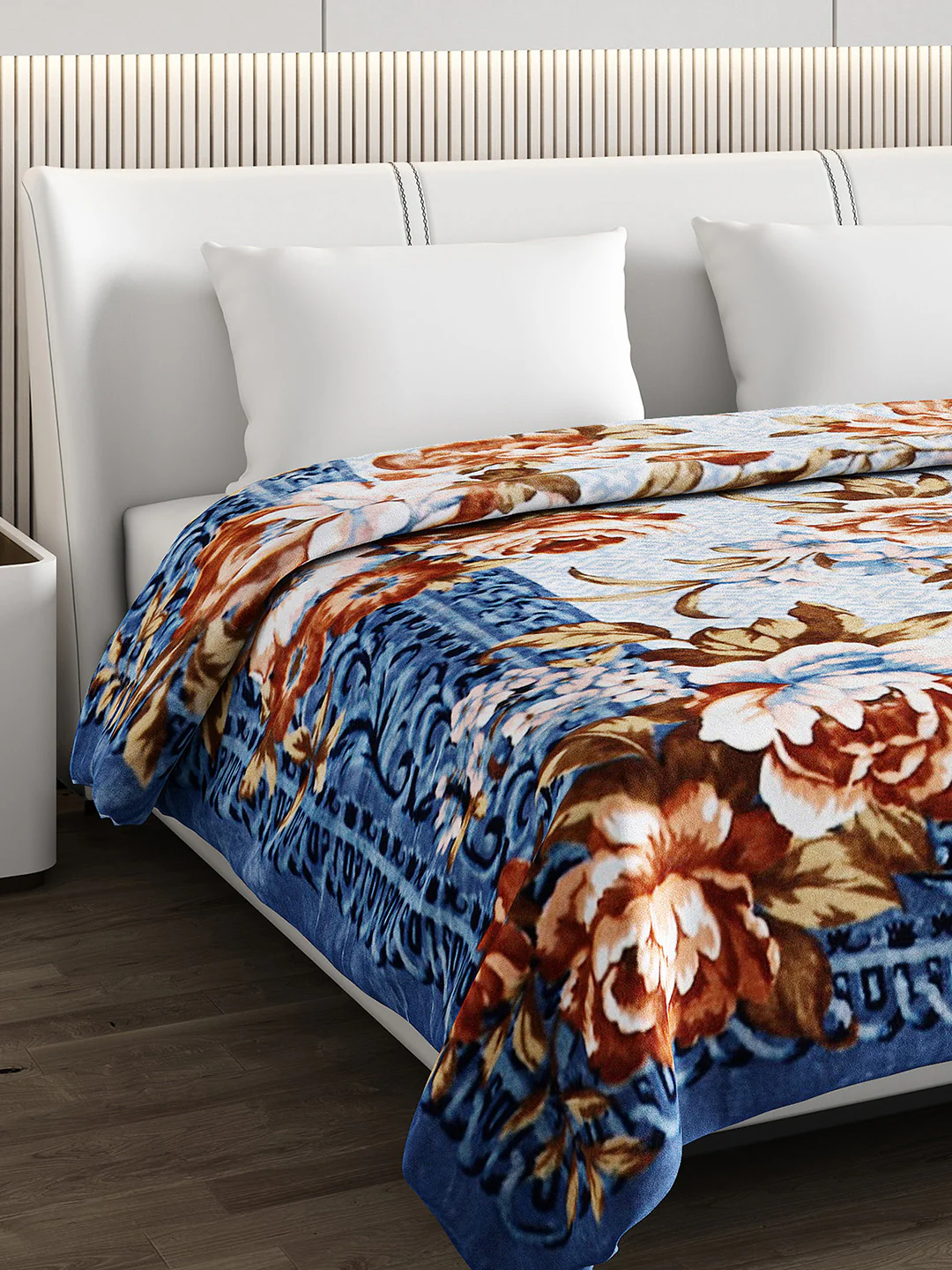 Printed Double Bed Blanket for Heavy Winter -2 Ply - Image 4