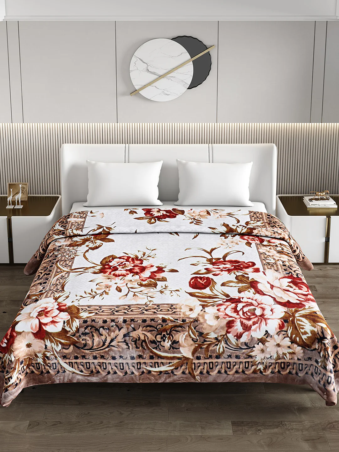 Printed Double Bed Blanket for Heavy Winter -2 Ply - Image 3