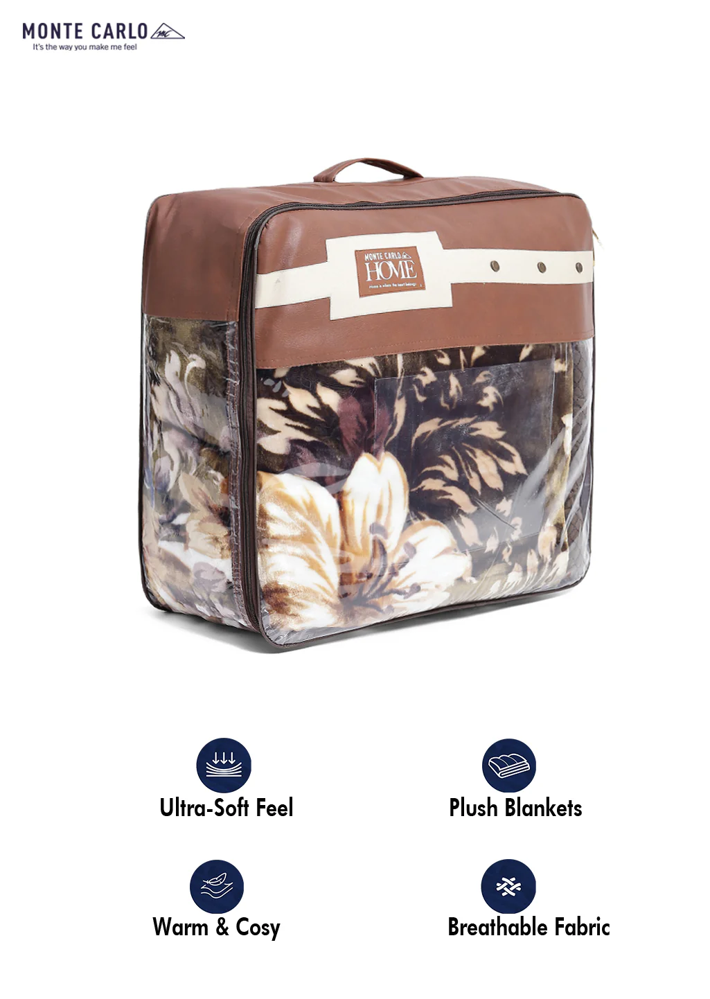 Printed Double Bed Blanket for Heavy Winter -2 Ply - Image 8