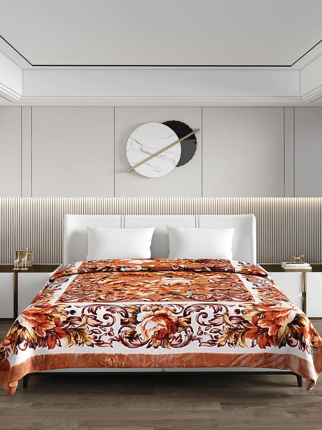 Printed Double Bed Blanket for Heavy Winter -2 Ply - Image 2