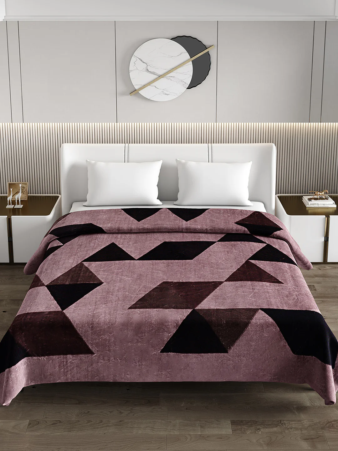 Printed Double Bed Blanket for Heavy Winter -2 Ply - Image 3