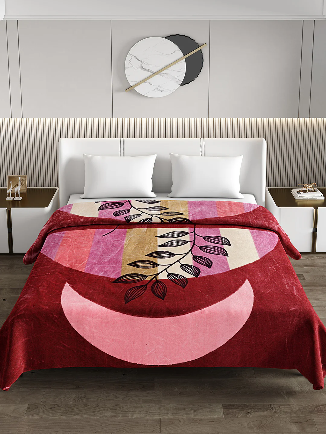 Printed Double Bed Blanket for Heavy Winter -2 Ply - Image 3