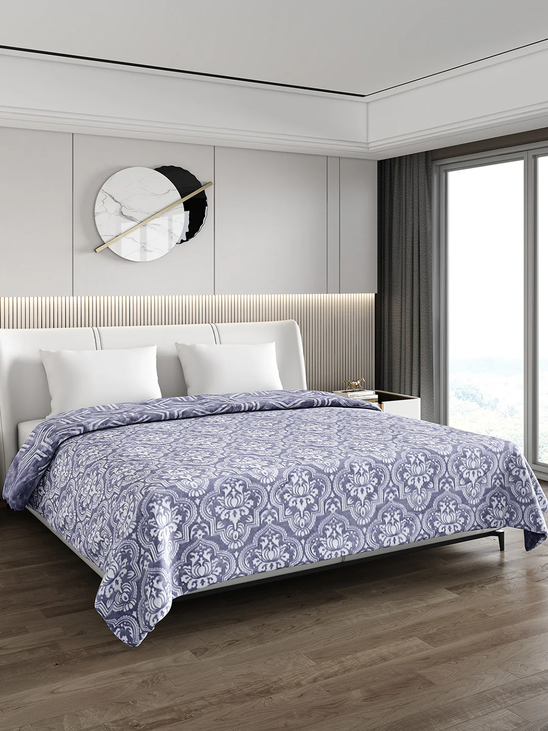 Printed Double Bed Blanket for Heavy Winter -2 Ply - Image 5