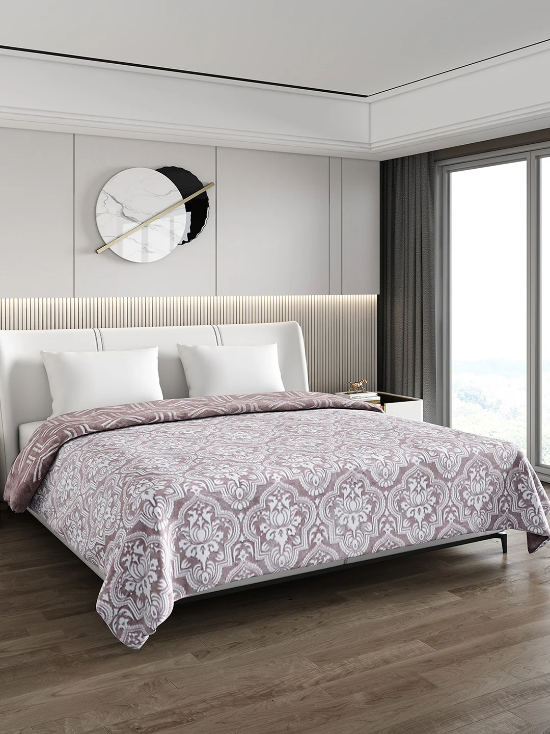 Printed Double Bed Blanket for Heavy Winter -2 Ply - Image 5