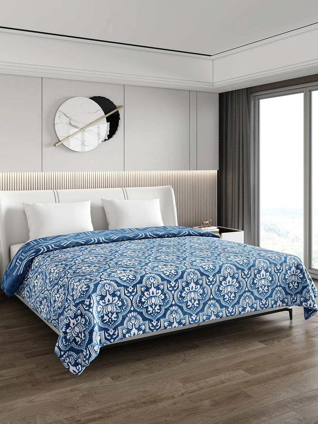 Printed Double Bed Blanket for Heavy Winter -2 Ply - Image 5