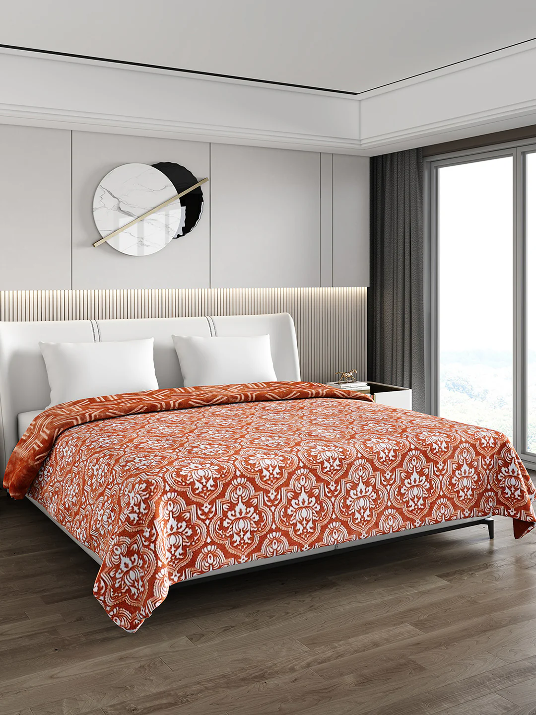 Printed Double Bed Blanket for Heavy Winter -2 Ply - Image 5