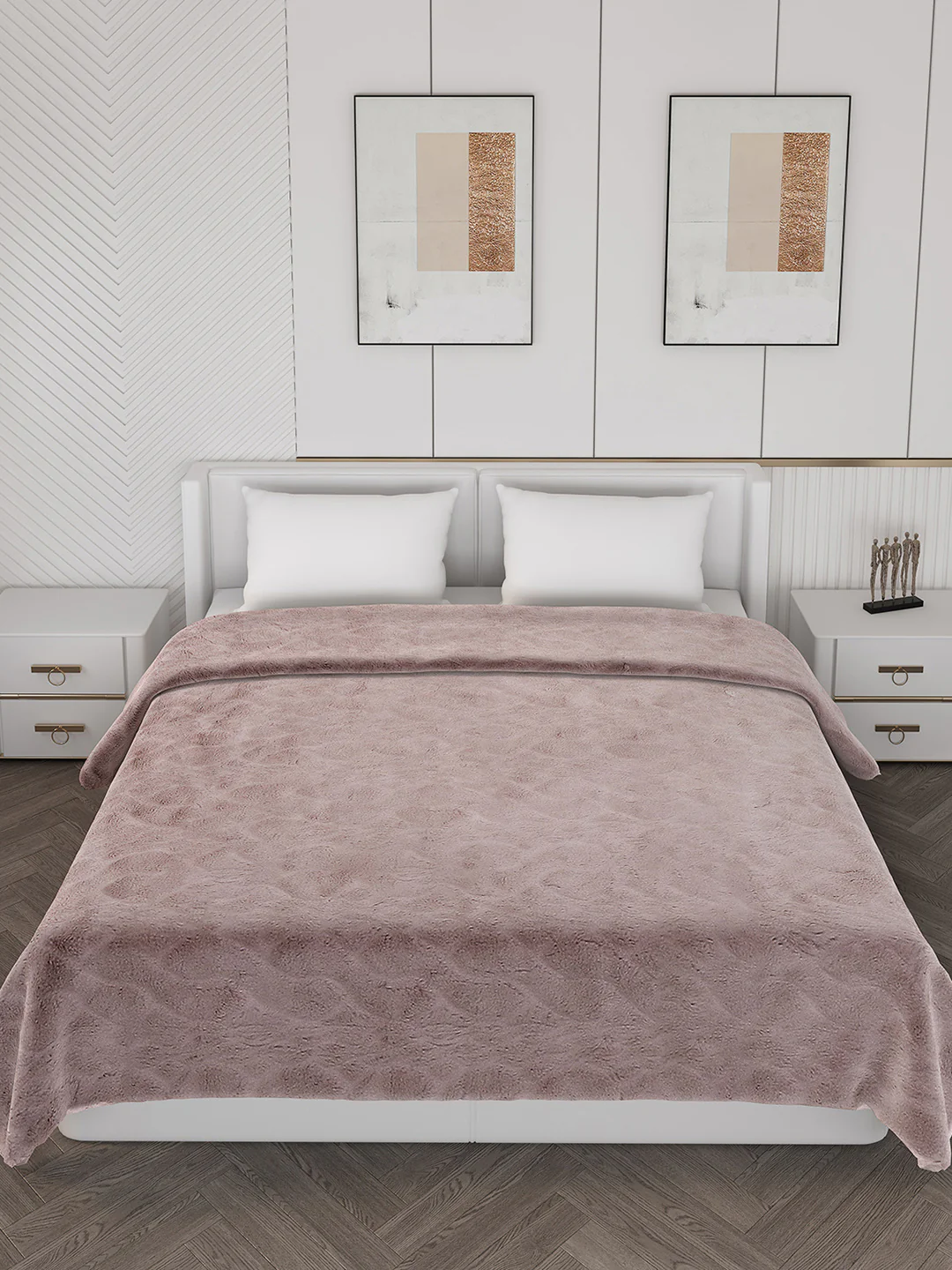 Printed Double Bed Blanket for Heavy Winter -2 Ply - Image 3