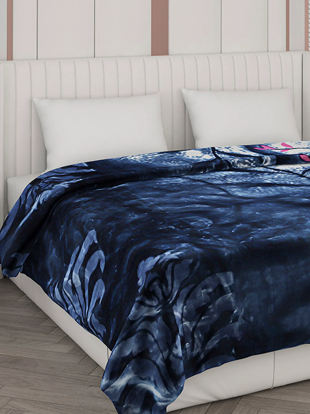 Printed Double Bed Blanket for Heavy Winter -2 Ply - Image 4