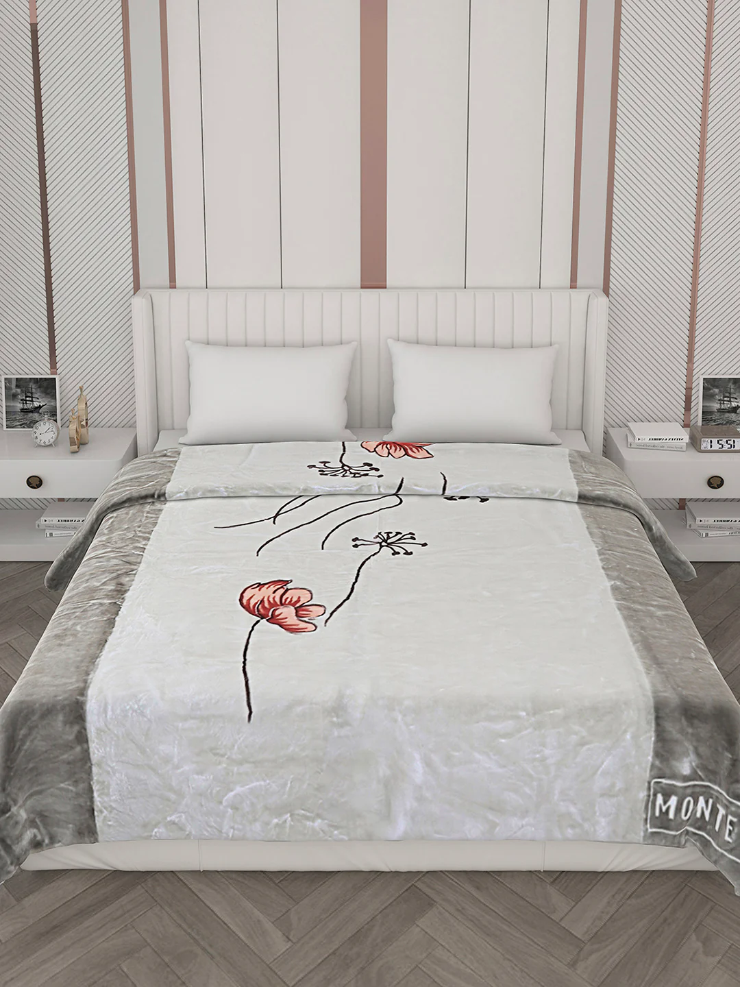 Printed Double Bed Blanket for Heavy Winter -2 Ply - Image 3