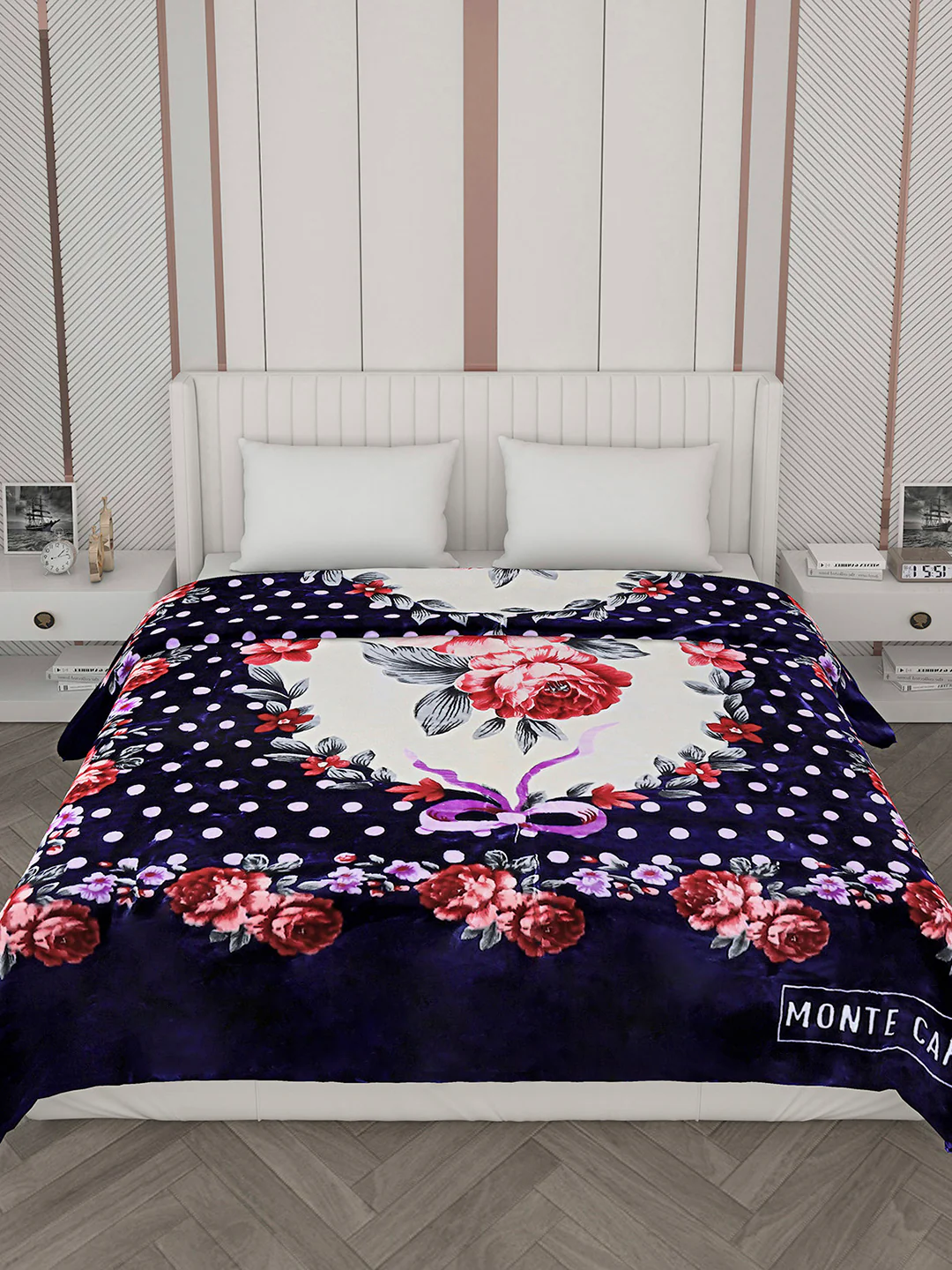Printed Double Bed Blanket for Heavy Winter -2 Ply - Image 3