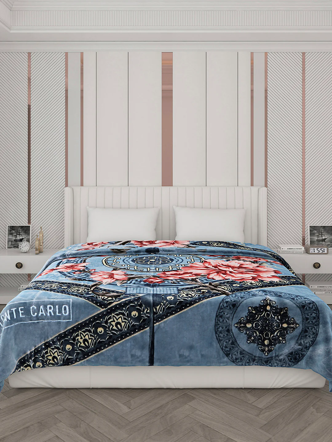 Printed Double Bed Blanket for Heavy Winter -2 Ply - Image 2