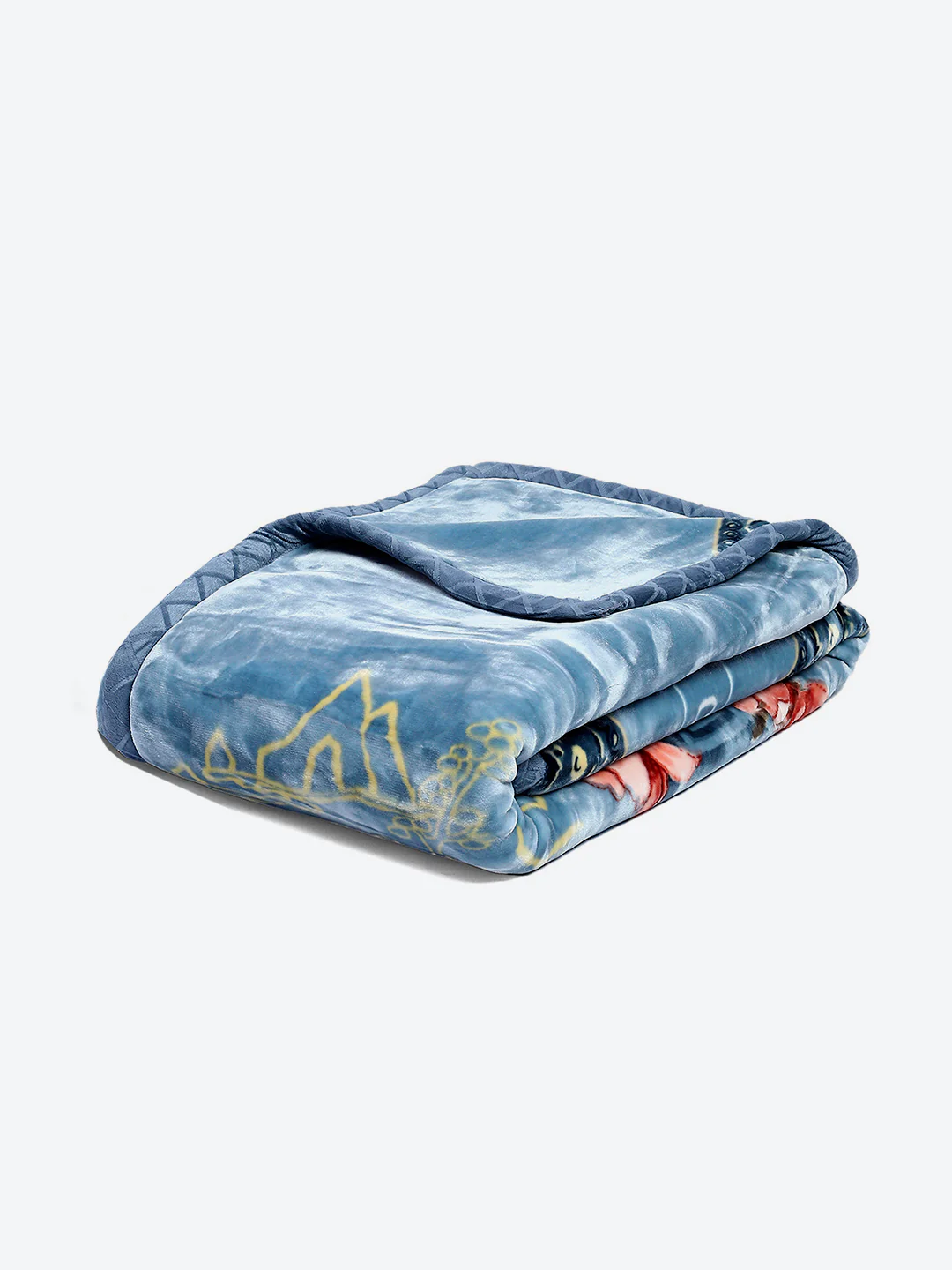 Printed Double Bed Blanket for Heavy Winter -2 Ply - Image 5