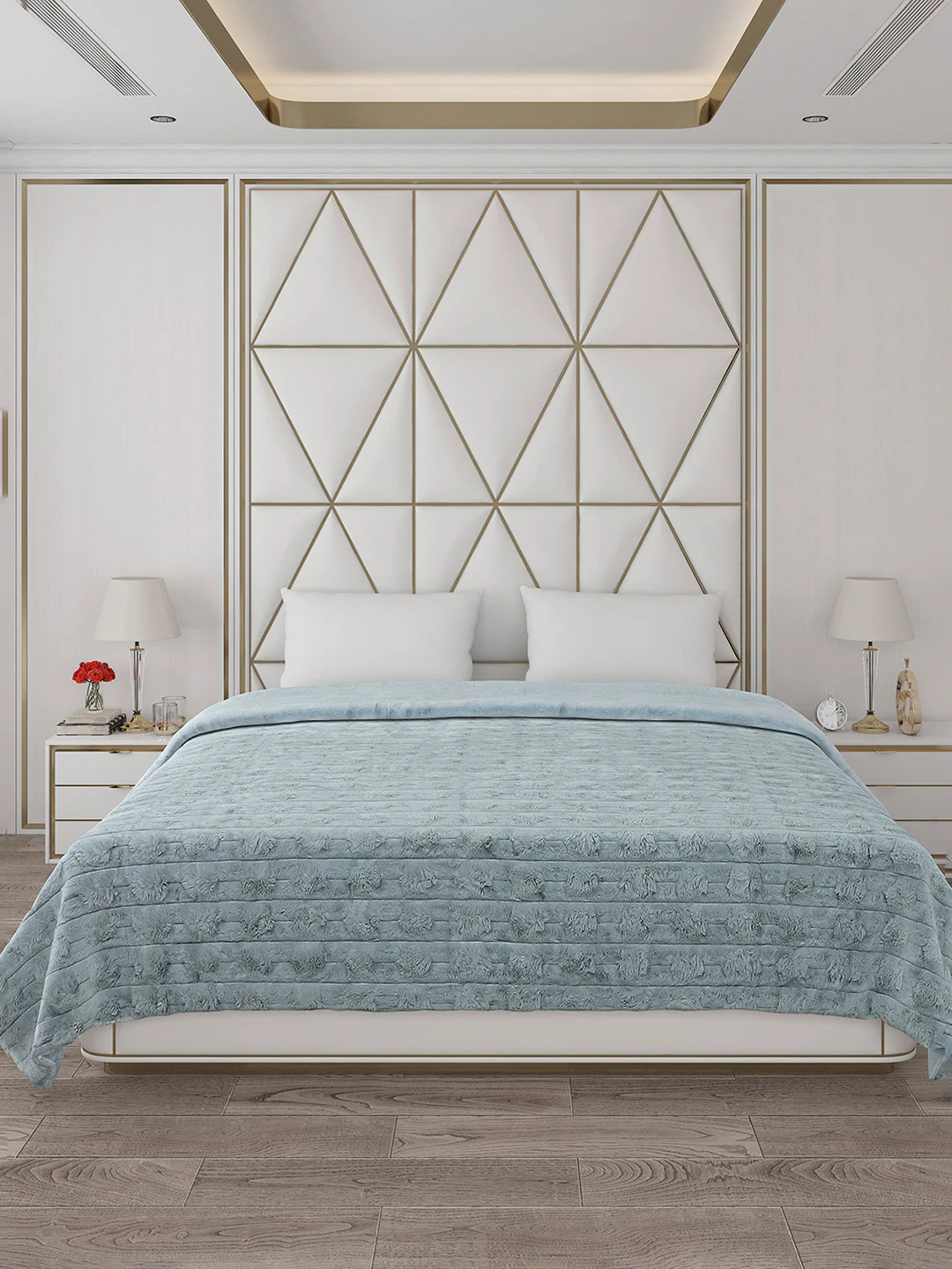 Printed Double Bed Blanket for Heavy Winter -2 Ply - Image 3