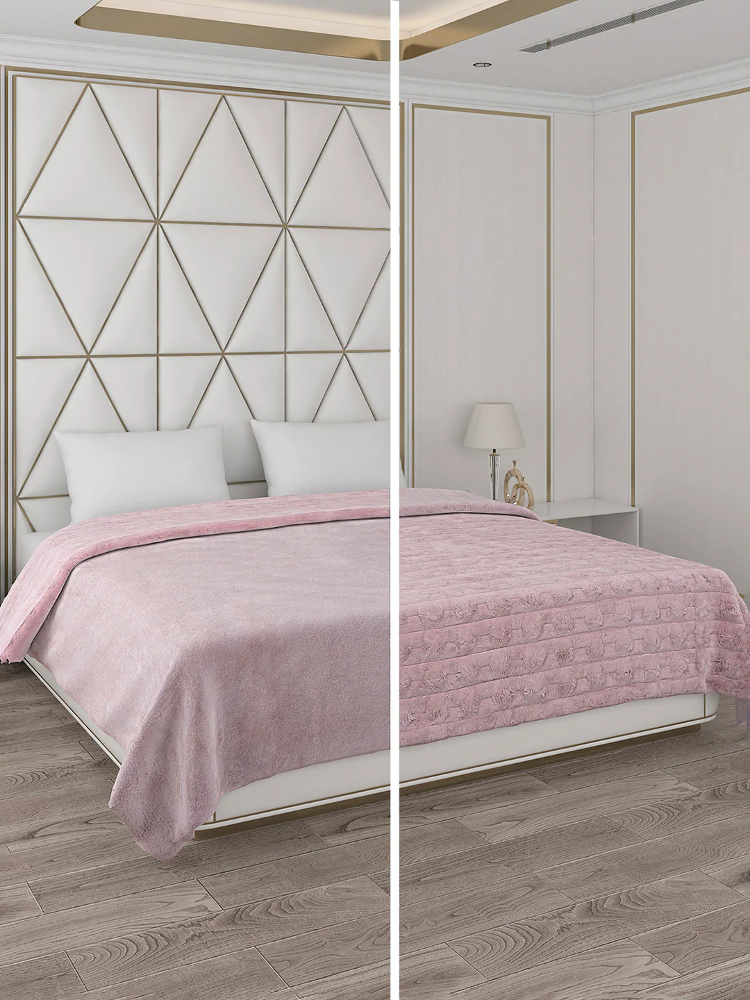 Printed Double Bed Blanket for Heavy Winter -2 Ply - Image 2