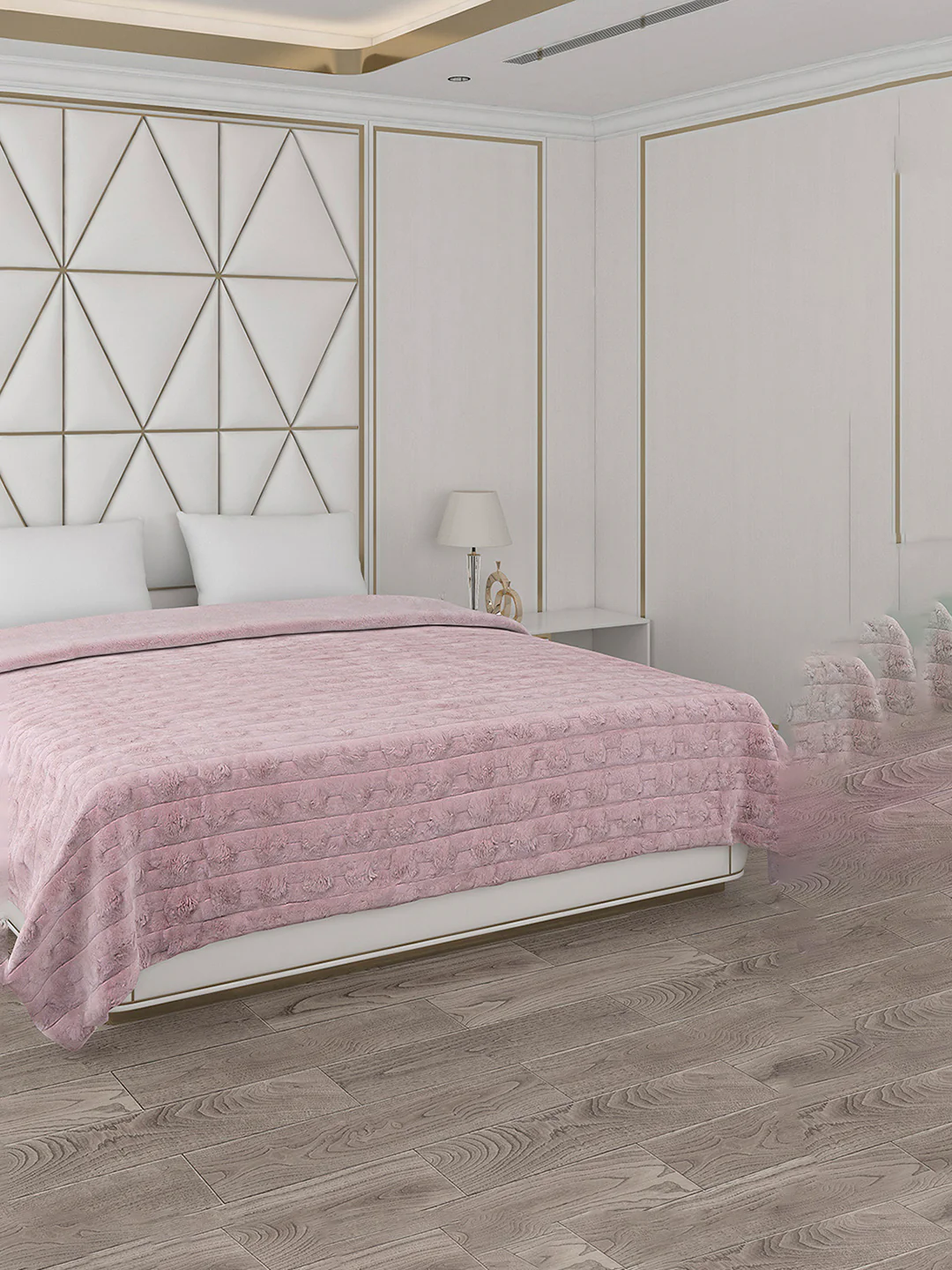 Printed Double Bed Blanket for Heavy Winter -2 Ply - Image 4