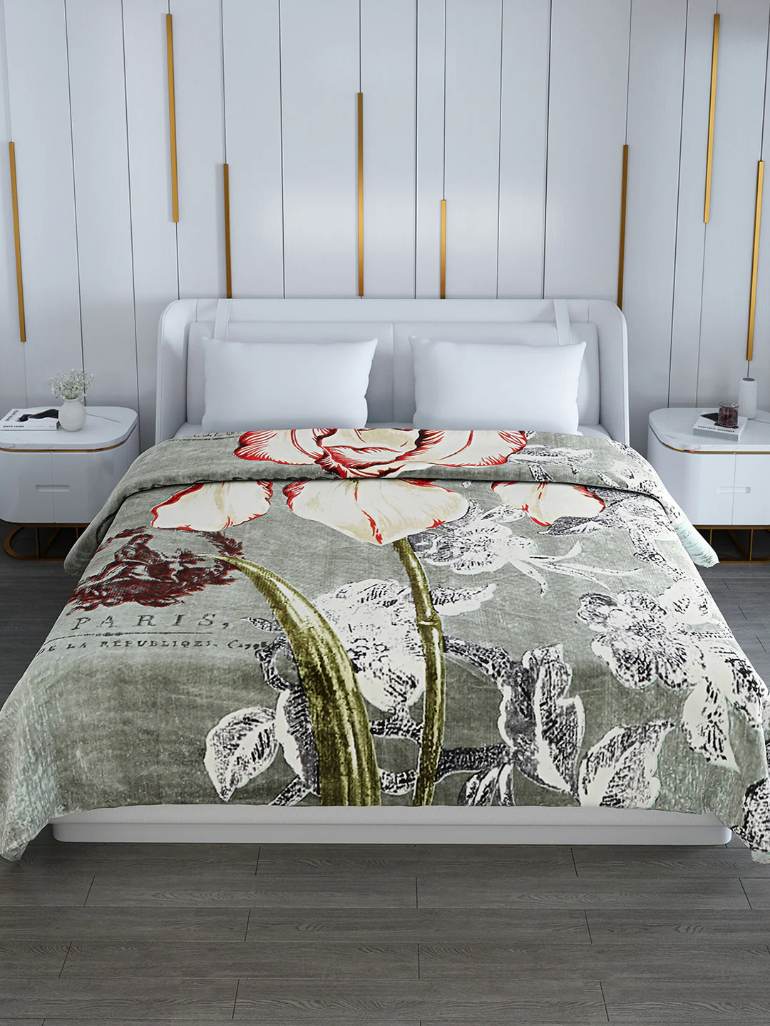 Printed Double Bed Blanket for Heavy Winter -2 Ply - Image 3