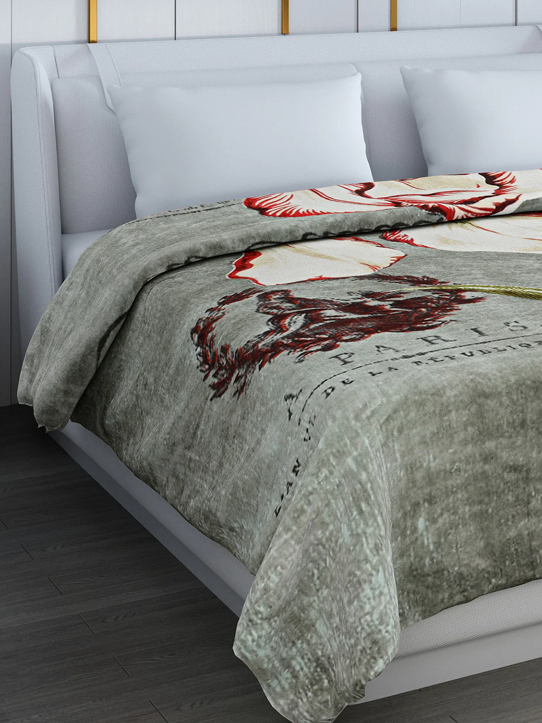 Printed Double Bed Blanket for Heavy Winter -2 Ply - Image 4