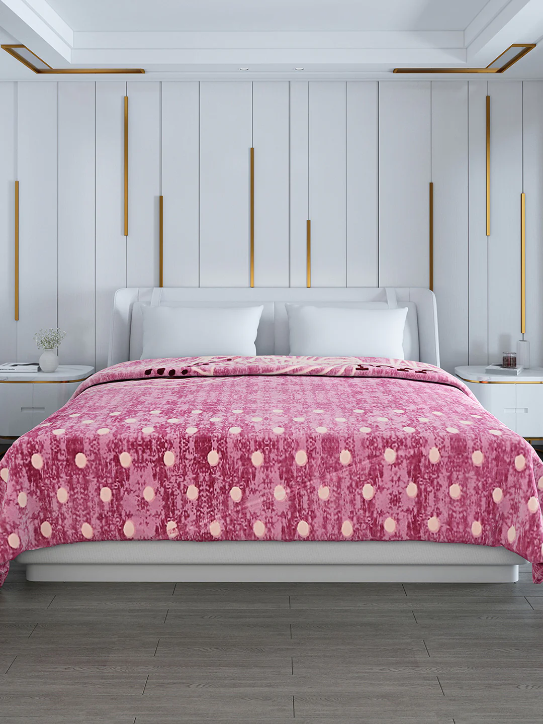 Printed Double Bed Blanket for Heavy Winter -2 Ply - Image 2