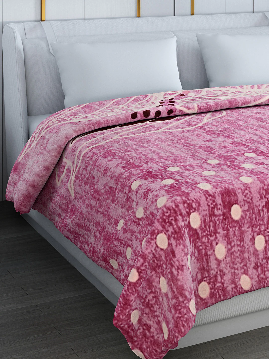 Printed Double Bed Blanket for Heavy Winter -2 Ply - Image 4