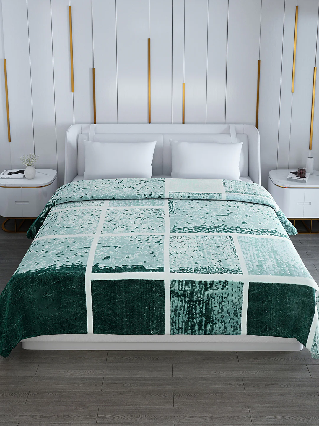 Printed Double Bed Blanket for Heavy Winter -2 Ply - Image 3