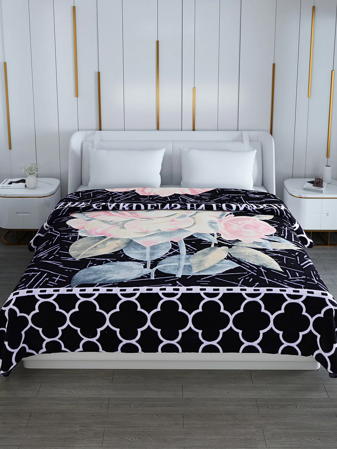 Printed Double Bed Blanket for Heavy Winter -2 Ply - Image 3