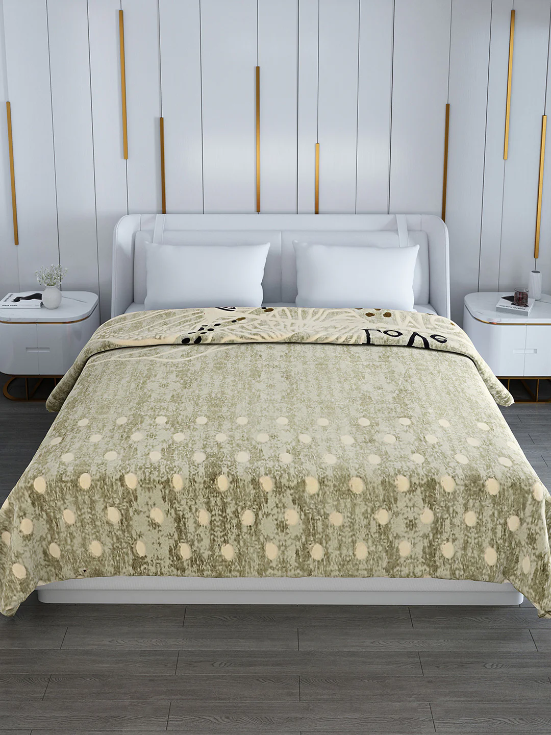 Printed Double Bed Blanket for Heavy Winter -2 Ply - Image 3