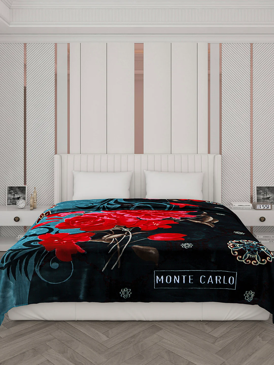 Printed Double Bed Blanket for Heavy Winter -2 Ply - Image 2