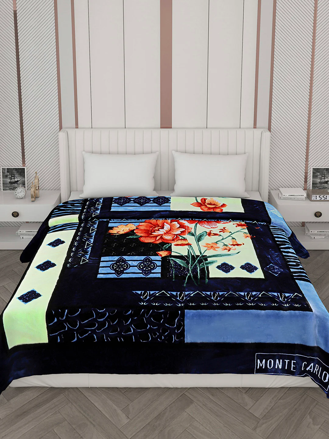 Printed Double Bed Blanket for Heavy Winter -2 Ply - Image 3