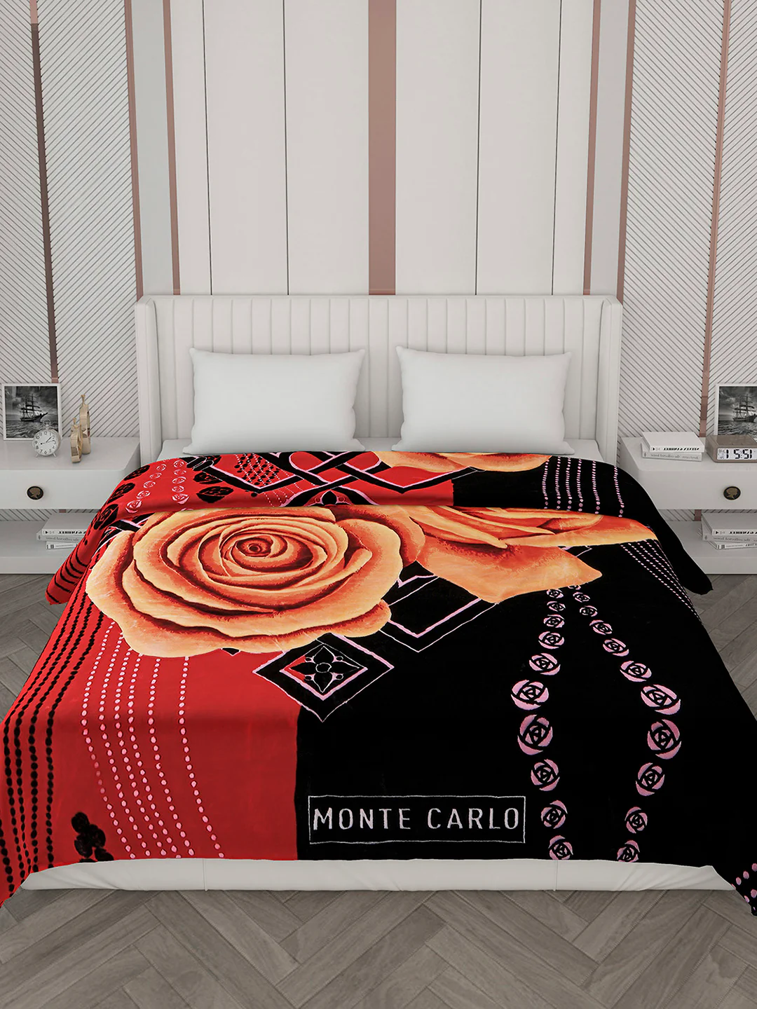 Printed Double Bed Blanket for Heavy Winter -2 Ply - Image 3