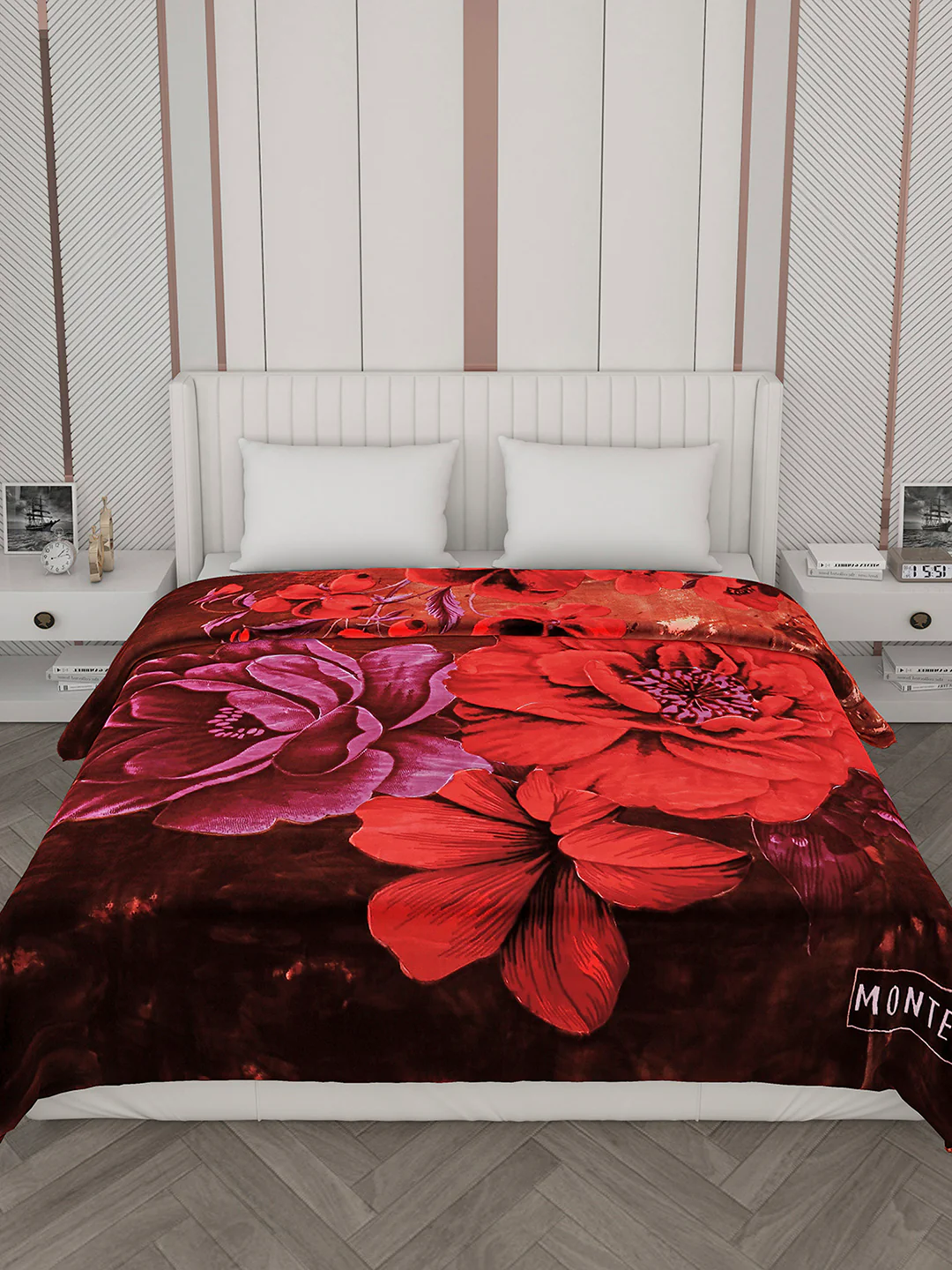 Printed Double Bed Blanket for Heavy Winter -2 Ply - Image 3