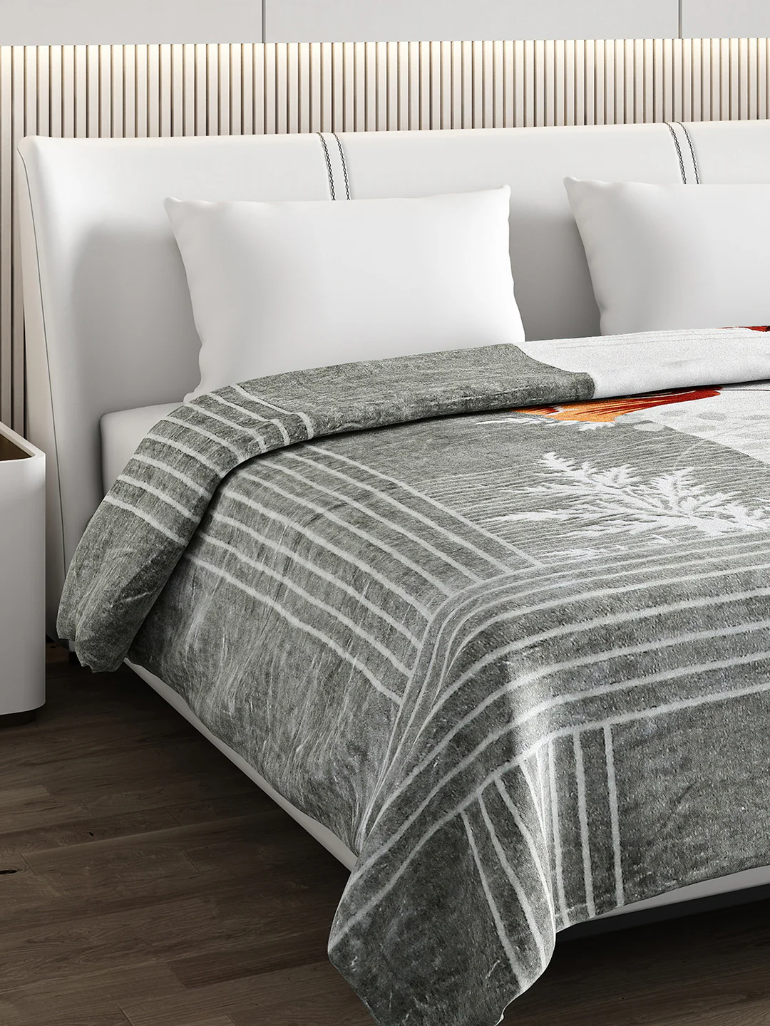 Printed Double Bed Blanket for Heavy Winter -2 Ply - Image 4