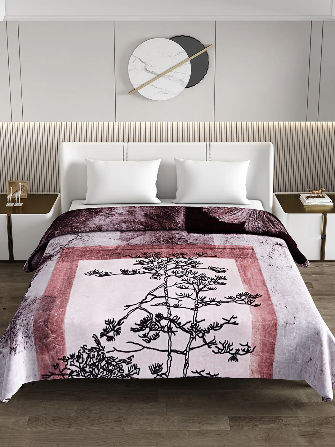 Printed Double Bed Blanket for Heavy Winter -2 Ply - Image 3