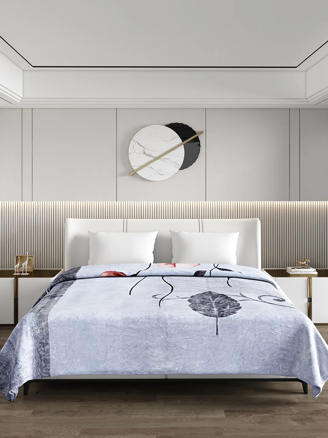 Printed Double Bed Blanket for Heavy Winter -2 Ply - Image 2