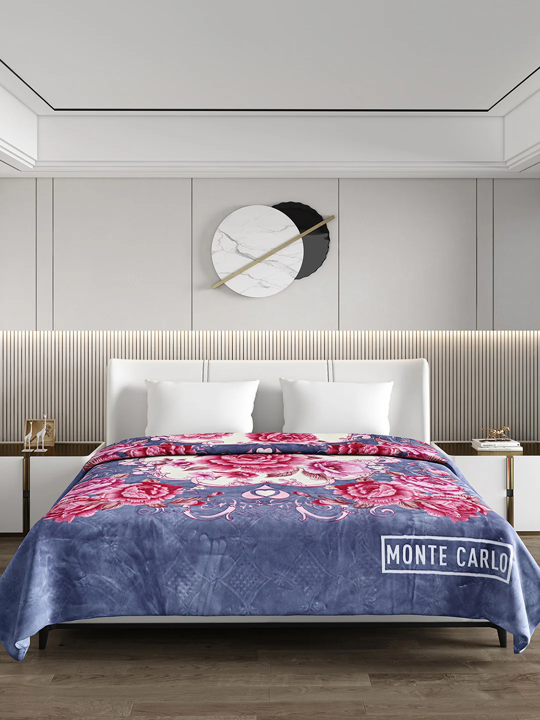 Printed Double Bed Blanket for Heavy Winter -2 Ply - Image 2