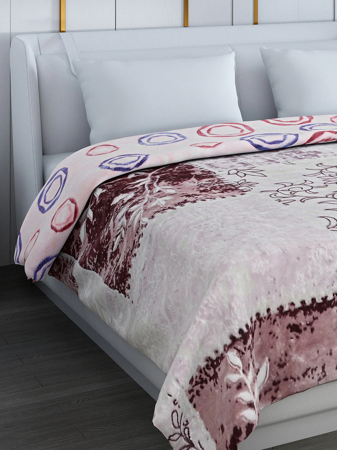 Printed Double Bed Blanket for Heavy Winter -2 Ply - Image 6