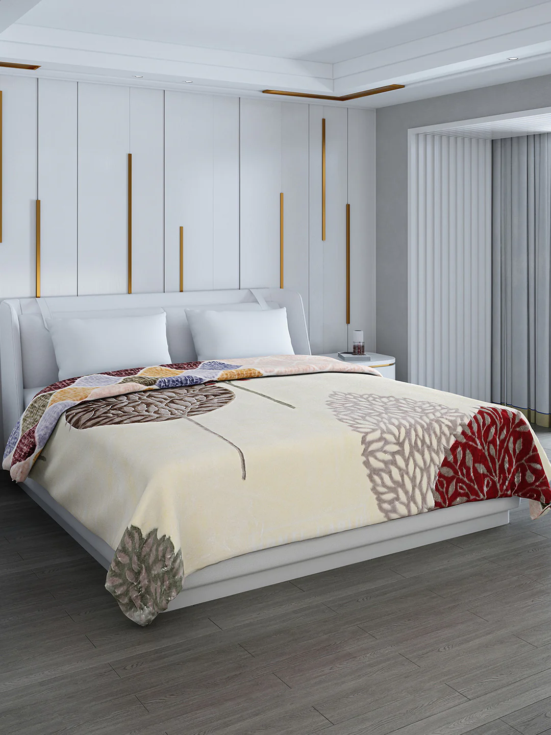 Printed Double Bed Blanket for Heavy Winter -2 Ply - Image 5